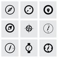 Vector compass icons set