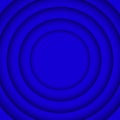 Vector Concentric Blue Circle. Blue Background.