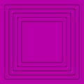 Vector Concentric Purple Square. Background.