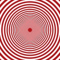 Vector Concentric Red and White Rounds Circles Elements Background