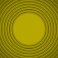 Vector Concentric Yellow Circle. Background.