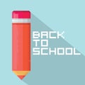 Vector concept of back to school Royalty Free Stock Photo