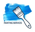 Vector concept for house painting services