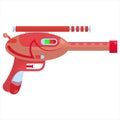 Vector concept illustration of a blaster.