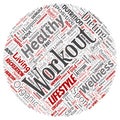 Vector healthy living positive nutrition sport Royalty Free Stock Photo