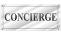 Vector concierge sign Royalty Free Stock Photo