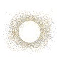 Vector confetti splash dots isolated burst colors Royalty Free Stock Photo