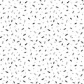 Vector confetti and sprinkles seamless background