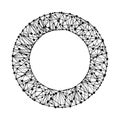 Vector connect the dots circle