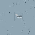 Vector connect lines and dots. Digital business structure. Atom geometric node. Abstract background