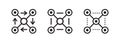 Vector Connecting Icon Set. Connecting Symbols