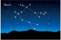 Constellation of Gemini Royalty Free Stock Photo