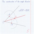 Vector Construct an angle bisector