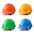 Vector Construction Helmets Royalty Free Stock Photo