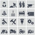 Vector construction icon set Royalty Free Stock Photo