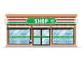 Convenience store building Royalty Free Stock Photo