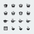 Vector cooking icons set