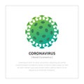 Vector Coronavirus 2019-nCoV Icon. premium vector Royalty Free Stock Photo