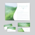 Vector corporate identity. Abstract backdrop. banner design temp