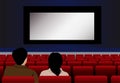 Vector couple in cinema