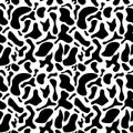 Vector cow abstract seamless background pattern Royalty Free Stock Photo