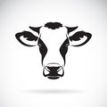 Vector of a cow head design on white background. Farm Animal. Ea Royalty Free Stock Photo