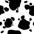 Vector cow print.