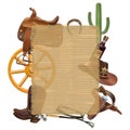 Vector Cowboy Sackcloth Frame