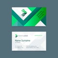 Vector creative business card template Royalty Free Stock Photo