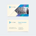 Vector creative business card template Royalty Free Stock Photo