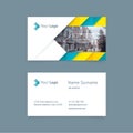 Vector creative business card template Royalty Free Stock Photo