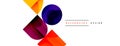 Vector creative geometric background design