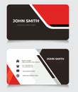 Vector creative modern professional business card template design