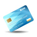 Vector credit card Royalty Free Stock Photo