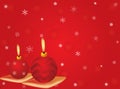 Vector cristmas candles Royalty Free Stock Photo