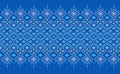 Vector cross stitch ornament background, Knitted ethnic pattern, Embroidery seamless geometry style Royalty Free Stock Photo