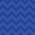 Vector cross stitch zig zag seamless pattern print background. Royalty Free Stock Photo