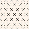Vector crosses seamless pattern in traditional ethnic style. X texture.