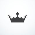 Vector crown icon