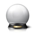 Vector crystal ball for fortune tellers