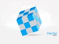 Vector cube for infographic design, you can change Royalty Free Stock Photo