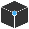 Cube Vertex Vector Icon