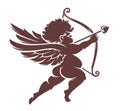 Vector Cupid Silhouette