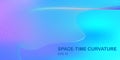Vector curvature Space-Time Concept Design Hi-Tech Futuristic Multiple Universe Background