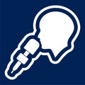 Vector customer service icon, Call Center Man Icon