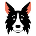 Vector Cute Dog Icon Illustration Royalty Free Stock Photo