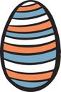 vector cute eggs symbol for easter and cartoon