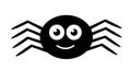 Vector Cute Spider Royalty Free Stock Photo