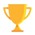 Vector cute trophy colorful isolated