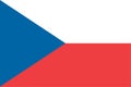 Czech Republic officially flag